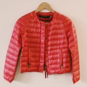 Freedomday Kids Orange Down Bomber Puffer Jacket size 12 Yo